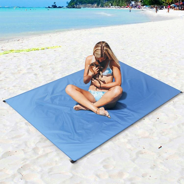 Outdoor Portable Waterproof Picnic Camping Mats Beach Blanket Mattress Mat 100cm*140cm(Black)