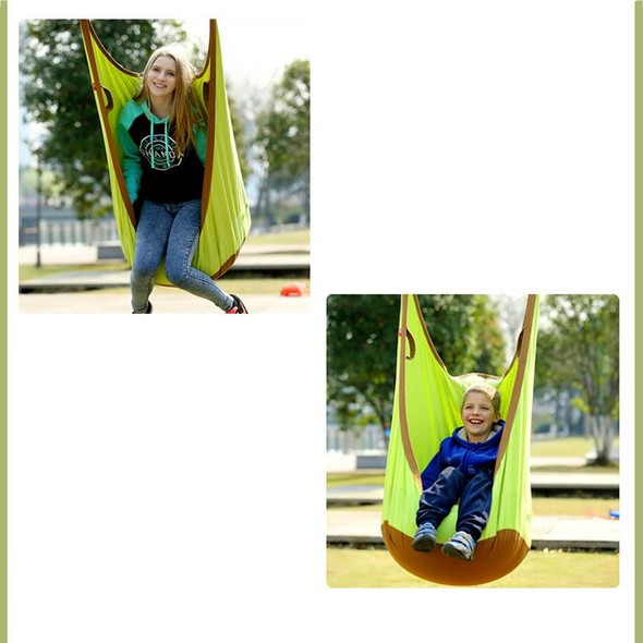 Adult and Children All-cotton Canvas Swing Outdoor Sports Toys Hanging Hammock, Size: 55*75*145cm, Random Color Delivery