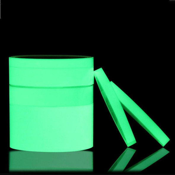 Reflective Glow Tape Self-adhesive Sticker Removable Luminous Tape Fluorescent Glowing Dark Striking Warning Tape(Green 20mmx3m)
