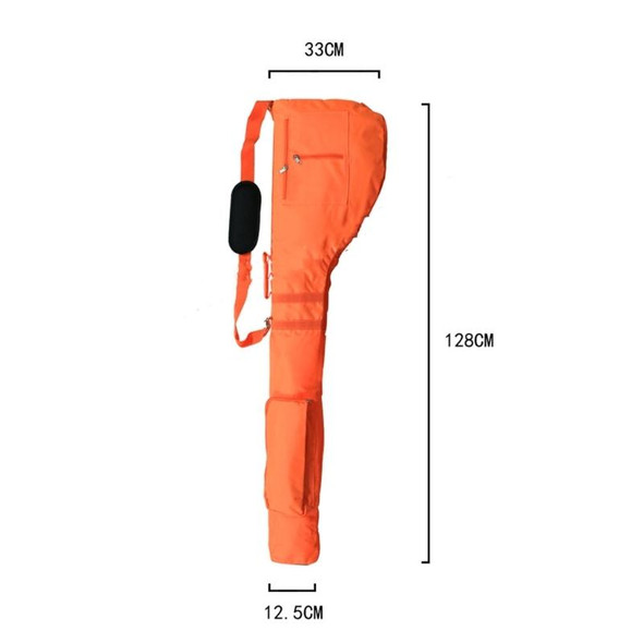 GD-226 Portable Nylon Golf Bag Golf Accessories Supplies(Orange)