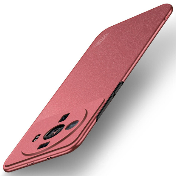 For Xiaomi 12s Ultra MOFI Fandun Series Frosted PC Ultra-thin Phone Case(Red)