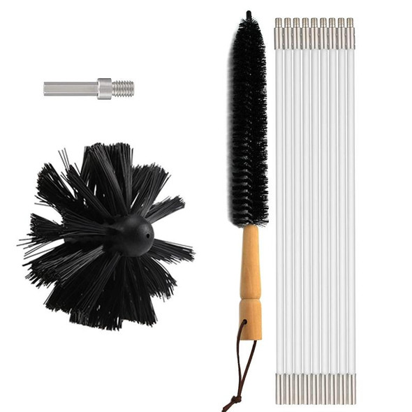 Pipeline Chimney Cleaning Brush Hood Cleaning Brush, Size: 410mm x 9 Rods