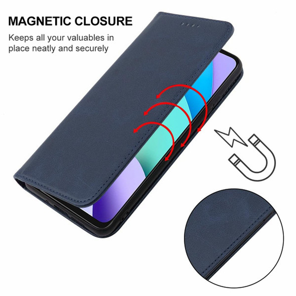 For Xiaomi Redmi 10 2022 Magnetic Closure Leather Phone Case(Blue)