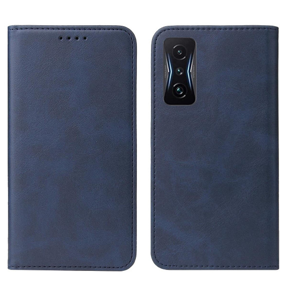 For Xiaomi Poco F4 GT Magnetic Closure Leather Phone Case(Blue)