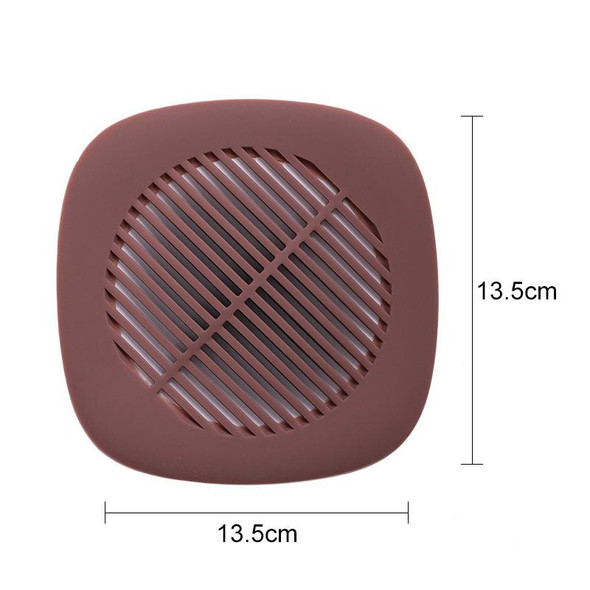 Square Sink Filter Bathroom Anti-hair Toilet Floor Drain Cover Home Kitchen Sewer Pool Filter(Red)