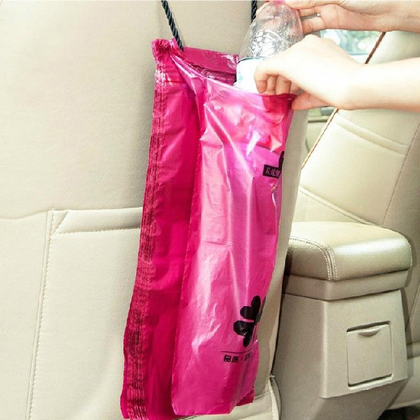 50 PCS Disposable Sticky Garbage Bags for Creative Cars(Red)
