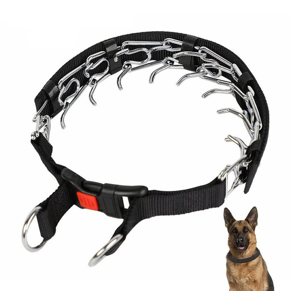 Cloth Tape Paste Detachable Training Stimulation Dog Collar, Size: L 3.5mm x 55cm(Ordinary)