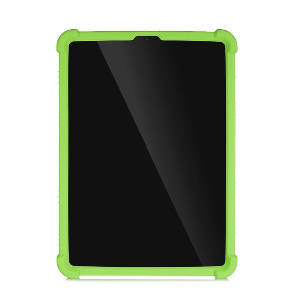 For iPad Pro 11 inch 2018 Tablet PC Silicone Protective Case with Invisible Bracket(Green)