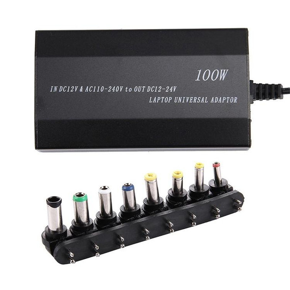 100W Universal Laptop AC / DC Adapter, Convenient Exchange Voltage, with USB 5V Port