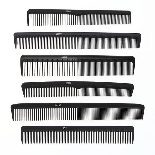 12 PCS Men Haircutting Comb Hair Salon Flat Haircutting Comb(06417)