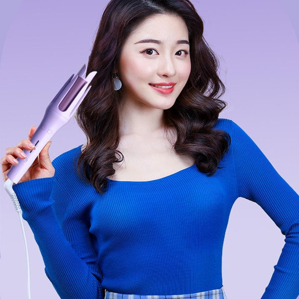 RD-2118 32mm Intelligent Induction Automatic Curling Iron Electric Rotary Automatic Hair Curler, CN Plug(Purple)