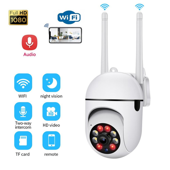 A7 1080P HD Wireless WiFi Smart Surveillance Camera Support Night Vision / Two Way Audio with 16G Memory