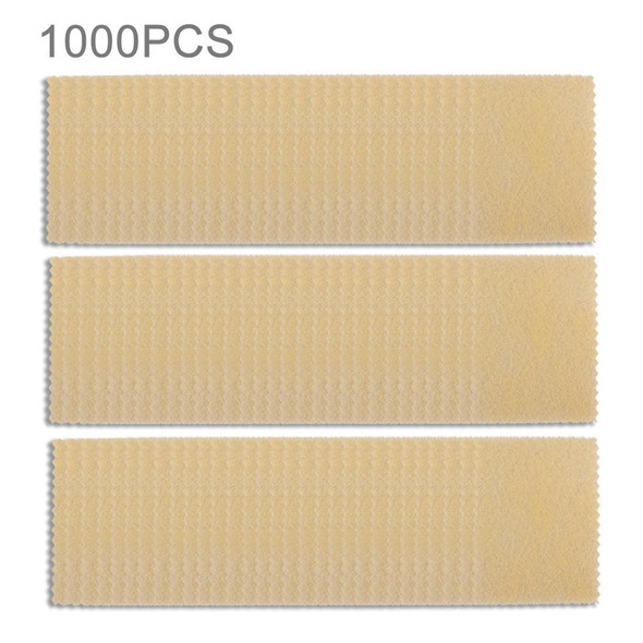 1000 PCS Microfiber Fabric Non-woven Cleaning Cloth for Screen Glass(random color)