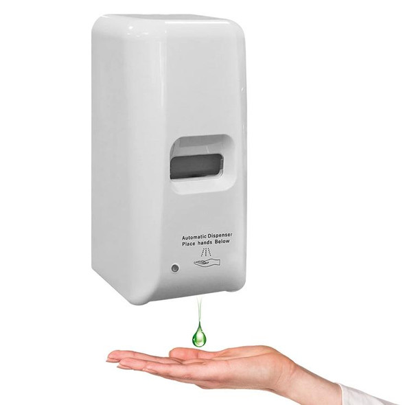 1000ML Automatic Induction Disinfection Machine Alcohol Sprayer Induction Type Non-contact Wall-mounted Soap Dispenser, Style:Liquid Drop