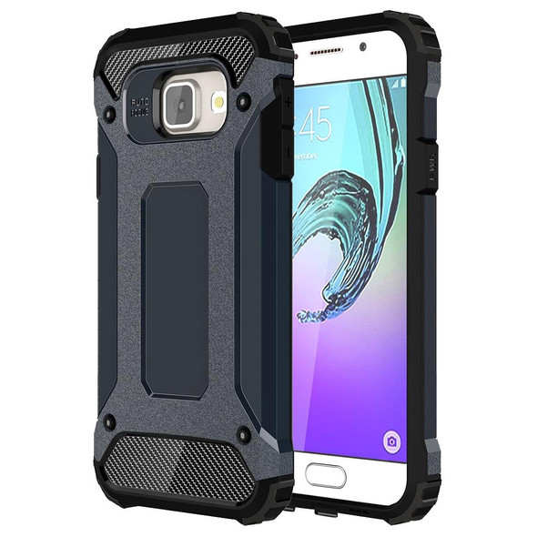 For Galaxy A3 (2016) / A310 Tough Armor TPU + PC Combination Case(Dark Blue)