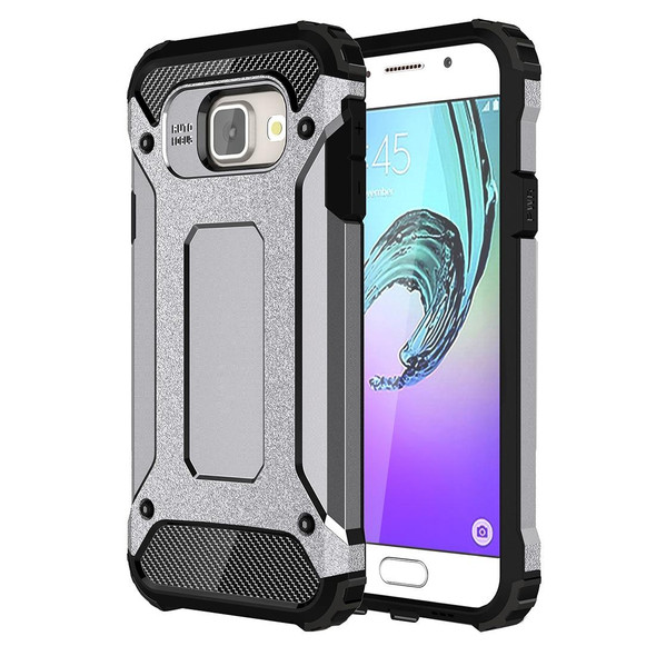 For Galaxy A3 (2016) / A310 Tough Armor TPU + PC Combination Case(Grey)