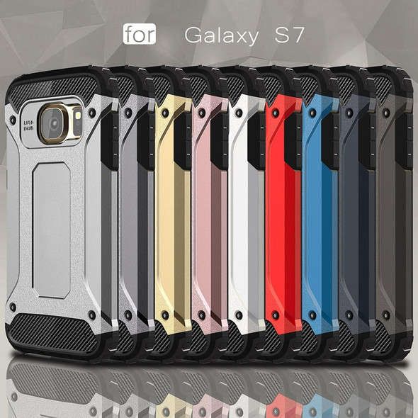 For Galaxy S7 / G930 Tough Armor TPU + PC Combination Case (Grey)