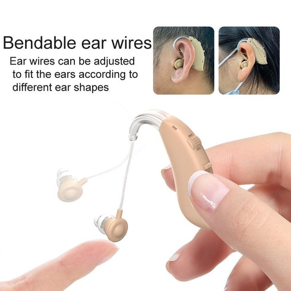 GM-301 Hearing Aid Rechargeable Sound Amplifier,Spec: Bluetooth Model Skin Color