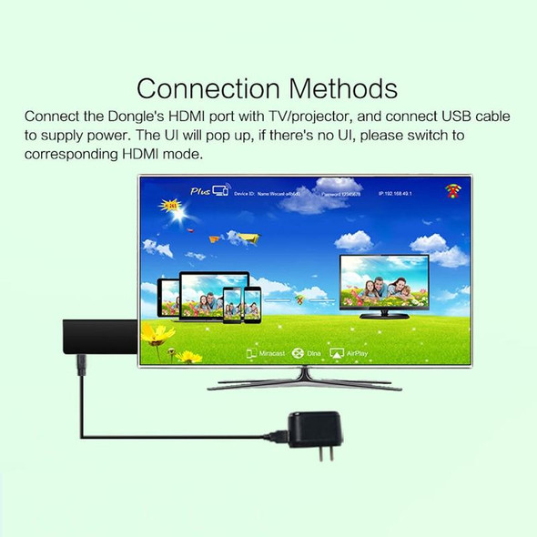 WECAST E28 2.4GHz Wireless WiFi Display Dongle Receiver Airplay Miracast DLNA 1080P HD TV Stick