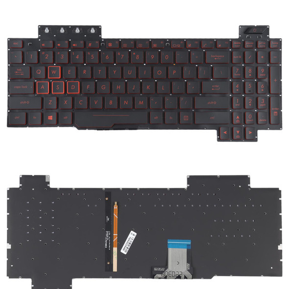 For Asus FX80 FX80GE FZ80G ZX80G FX505 US Version Keyboard with Backlight