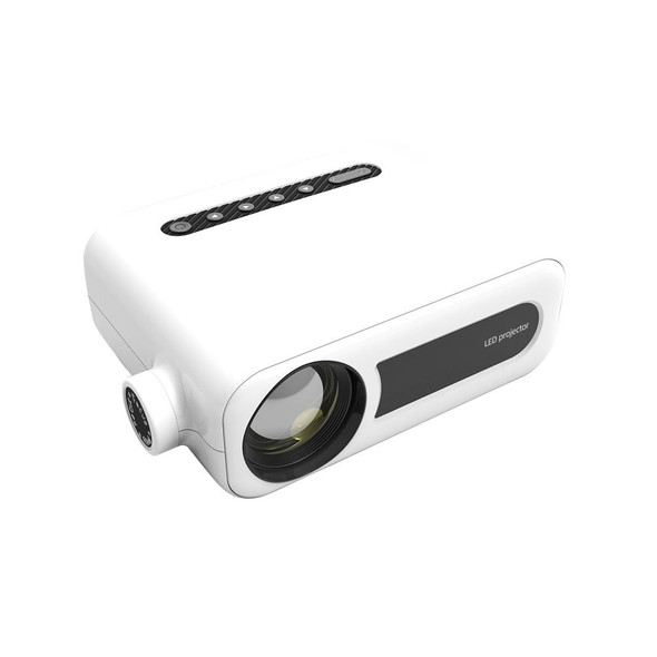 YG330 1920x1080P Portable Home Theater Mobile Phone Wireless Same Screen Mini LED HD Digital Projector, AU Plug(White)