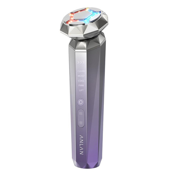 ANLAN EMS Crystal Diamond RF Import Beauty Instrument(Gradient Purple)