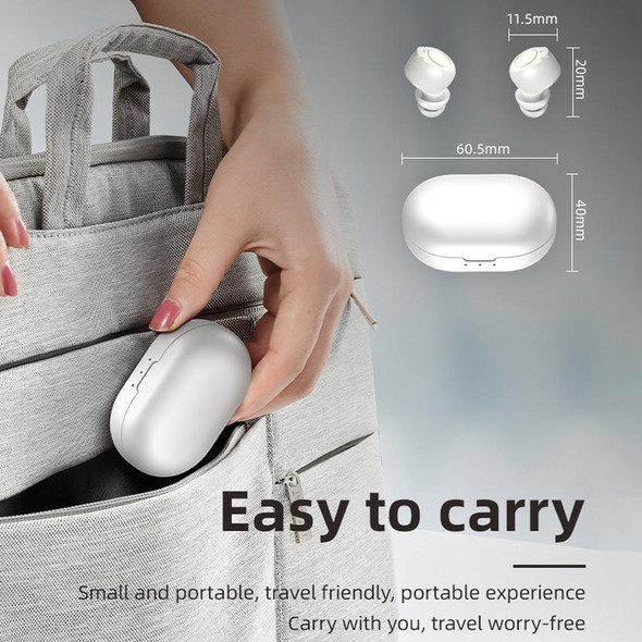GM-902 Wireless Magnetic Charging Bluetooth Hearing Aids Elderly Sound Amplifier(Skin-color+White)
