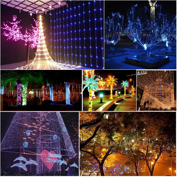 10m String Decoration Light, For Christmas Party,  80 LED, Warm White Light, Battery Powered