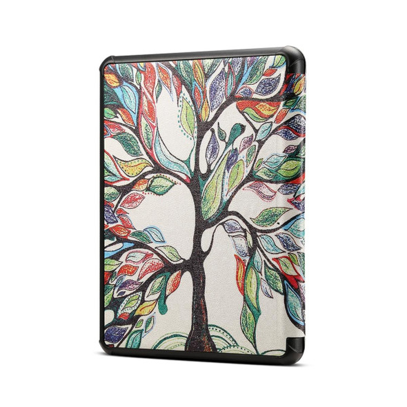 For Amazon Kindle 11th Gen 2022 6 inch Painted Voltage Leatherette Tablet Case(Miracle Tree)
