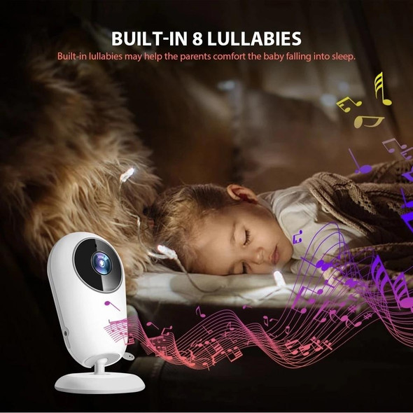 VB608 4.3 inch Wireless Video Baby Monitor IR LED Night Vision Intercom Surveillance Camera(AU Plug)