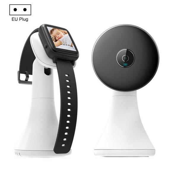 VB606 Smart Watch Style Baby Monitor Portable 2.4Ghz Wireless Video Baby Cry Alarm Mic Camera(EU Plug)