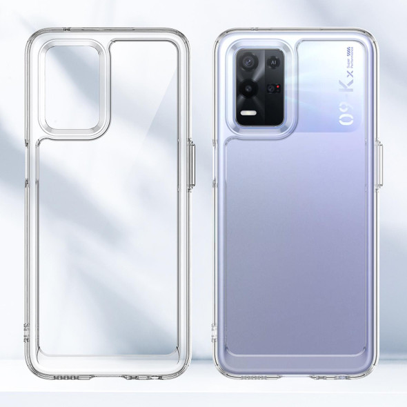 For Realme Narzo 30 5G Candy Series TPU Phone Case(Transparent)