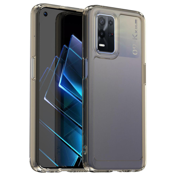 For Realme 8 5G Candy Series TPU Phone Case(Transparent Grey)