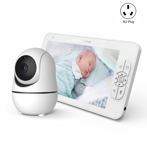 SM70PTZ 7 inch Screen 2.4GHz Wireless Digital Baby Monitor,  Auto Night Vision / Two-way Voice Intercom(AU Plug)