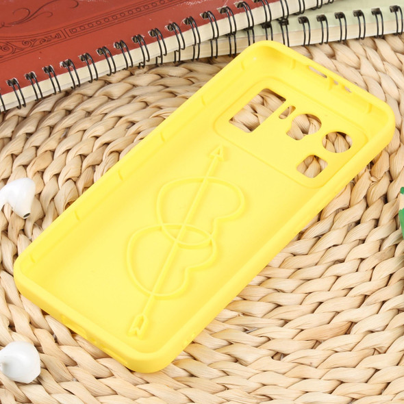 For Xiaomi Mi 11 Ultra Liquid Airbag Decompression Phone Case(Lemon Yellow)