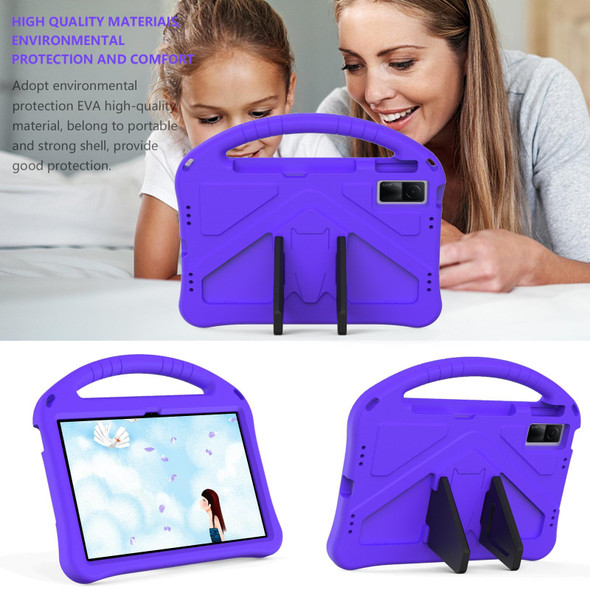 For OPPO Pad Air 10.36  2022 EVA Shockproof Tablet Case with Holder(Purple)