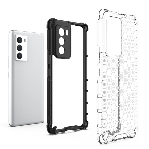 For Honor Play 40 Plus Honeycomb Shockproof Phone Case(White)