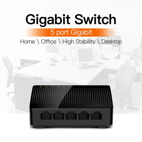 Tenda SG105 Mini 5 Ports 1000Mpbs Fast Gigabit Ethernet Network Switch  LAN HUB