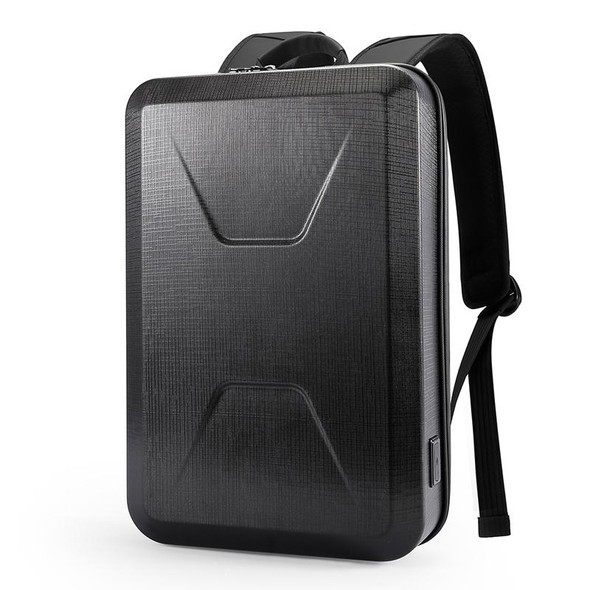 BANGE BG-2839 PC Hard Shell Gaming Computer Bag Business Waterproof Men Backpack(Black)