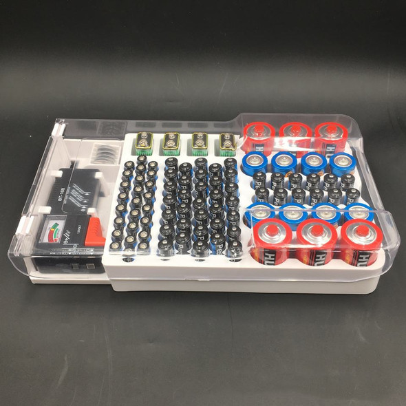 Battery Storage Organizer Box