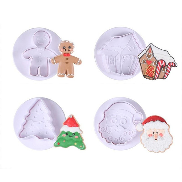 2sets Christmas Snowflake Spring Mould Cookie DIY Mould(A)