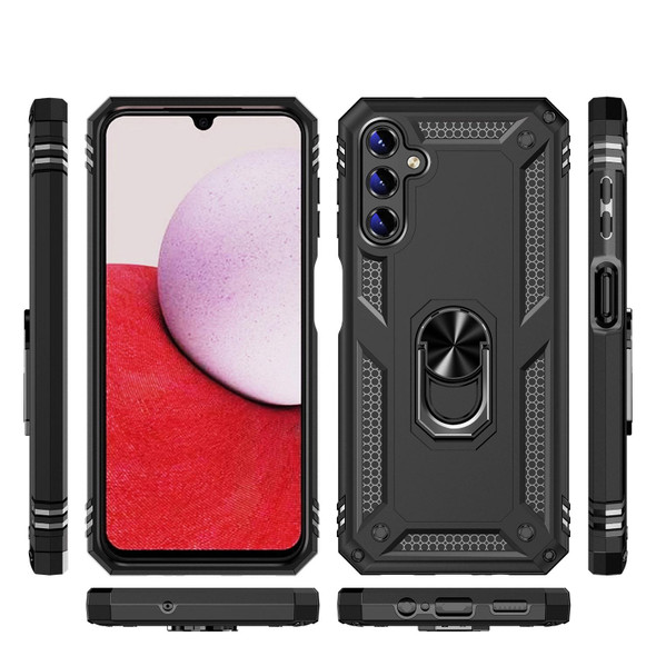 For Samsung Galaxy A14 5G Shockproof TPU + PC Phone Case(Black)