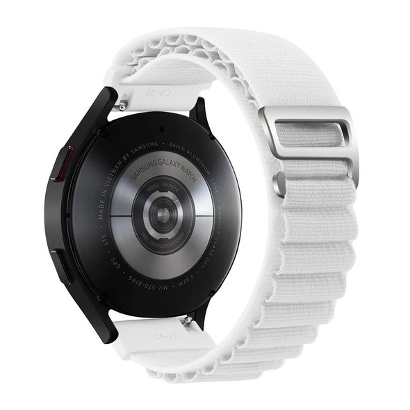 For Coros Pace 2/Coros Apex 42mm Universal Nylon Watch Band(White)