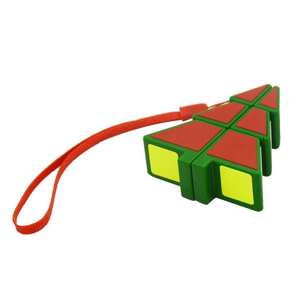 Creative Magic Cube Christmas Gift Pendant Children Educational Toys(Green)