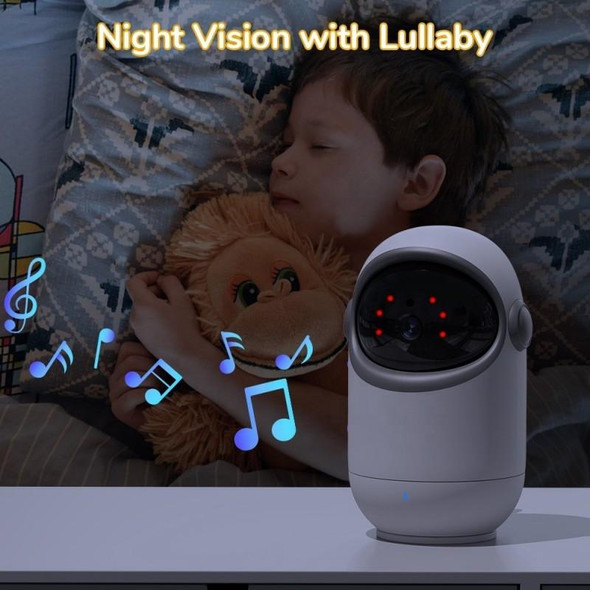 VB802 3.2 inch Baby Monitor Wireless Digital Video Rotating Camera(UK Plug)