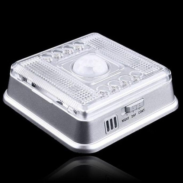 L0803SER 8 LED Light PIR Auto Sensor Motion Detector(White)