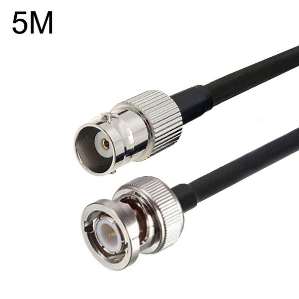 BNC Female To BNC Male RG58 Coaxial Adapter Cable, Cable Length:5m