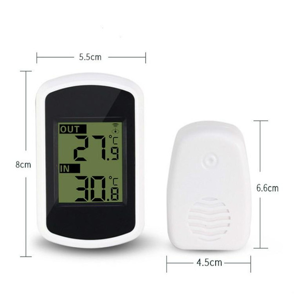 Mini High Precision Wireless Indoor and Outdoor Digital Thermometer