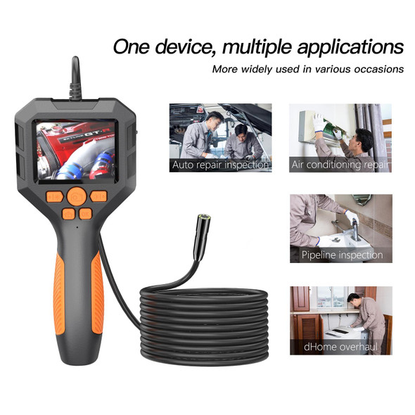 5.5mm P10 2.8 inch HD Handheld Endoscope with LCD Screen, Length:2m