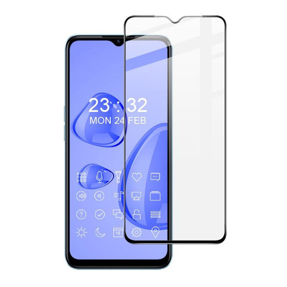 For OPPO K10 5G India/A77 5G 2022 imak 9H Surface Hardness Full Screen Tempered Glass Film Pro+ Series